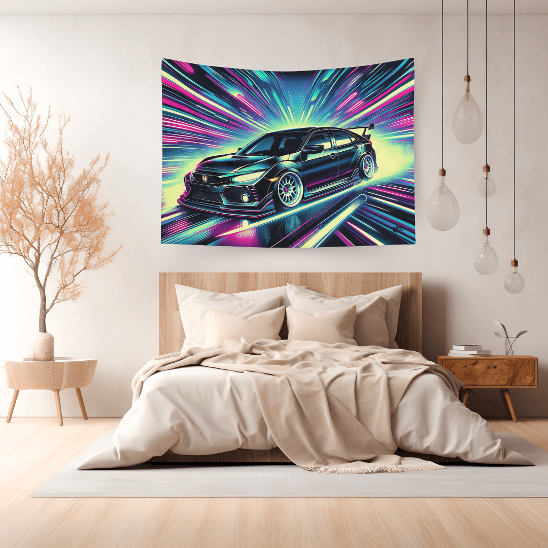 10th Gen FK8 Honda Civic Type R Tapestry - DriveDoodle