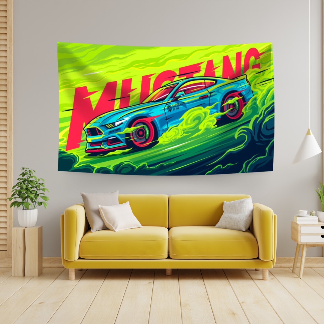 Ford Mustang Wall Art Tapestry