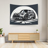 Mini Cooper S Abstract Wall Art Tapestry