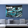 BMW M3 E46 Comic Wall Art Tapestry