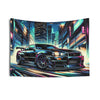 Black R34 Nissan Skyline GTR Tapestry - DriveDoodle