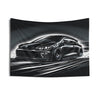 Black VW Scirocco Tapestry - DriveDoodle