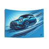 Blue Mini Cooper S Tapestry - DriveDoodle