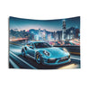 Grey Porsche 911 Turbo S Tapestry v2 - DriveDoodle