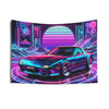 Mazda RX7 Tapestry (Neon Vaporwave) v2 - DriveDoodle