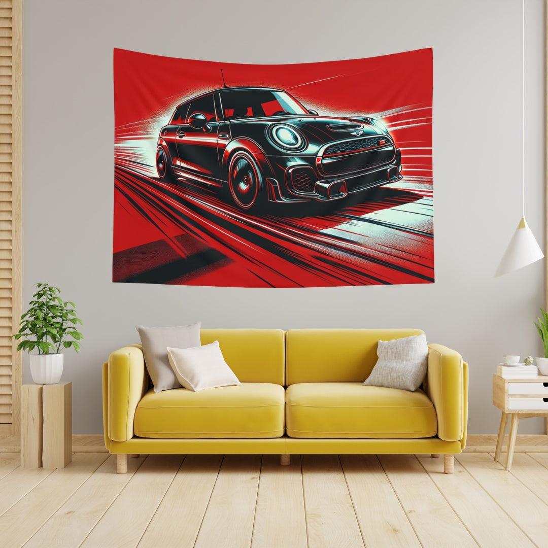 Mini Cooper S Tapestry - DriveDoodle