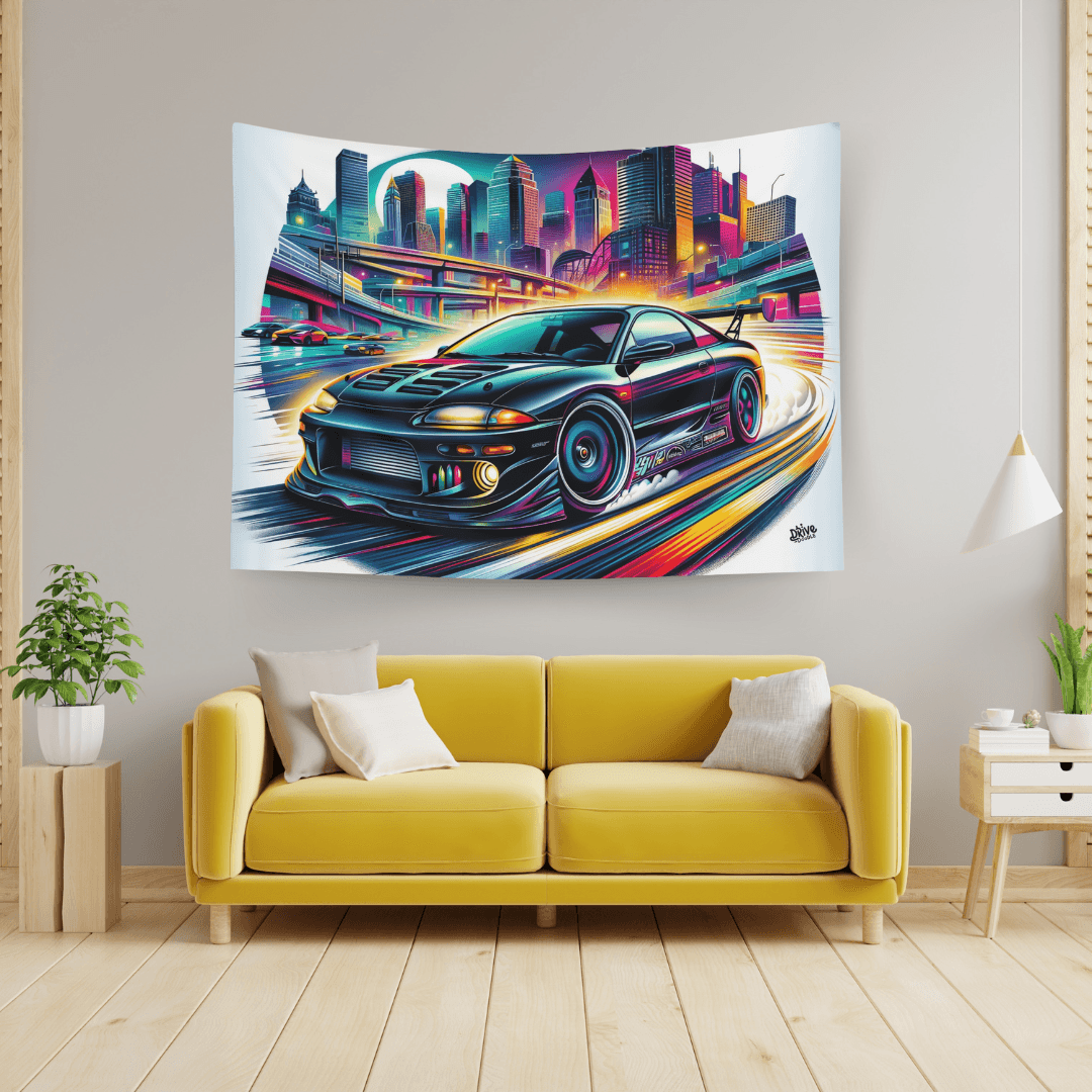 Mitsubishi Eclipse Tapestry (Limited Edition) - DriveDoodle