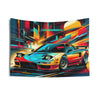 Mk1 Honda NSX Tapestry (Abstract Style) - DriveDoodle