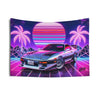Mk3 A70 Toyota Supra Tapestry (Neon Vaporwave) - DriveDoodle