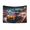 Orange Nissan 370z Tapestry - DriveDoodle
