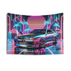 R32 Nissan Skyline GTR Tapestry (Neon Vaporwave) - DriveDoodle