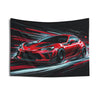 Red Toyota GT86 Tapestry - DriveDoodle