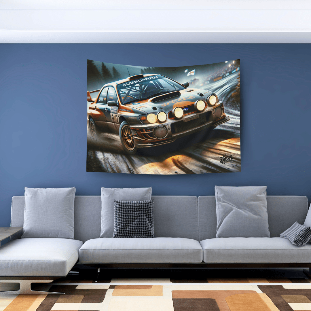 WRX BlobEye Subaru Impreza Tapestry (Rally Style) - DriveDoodle